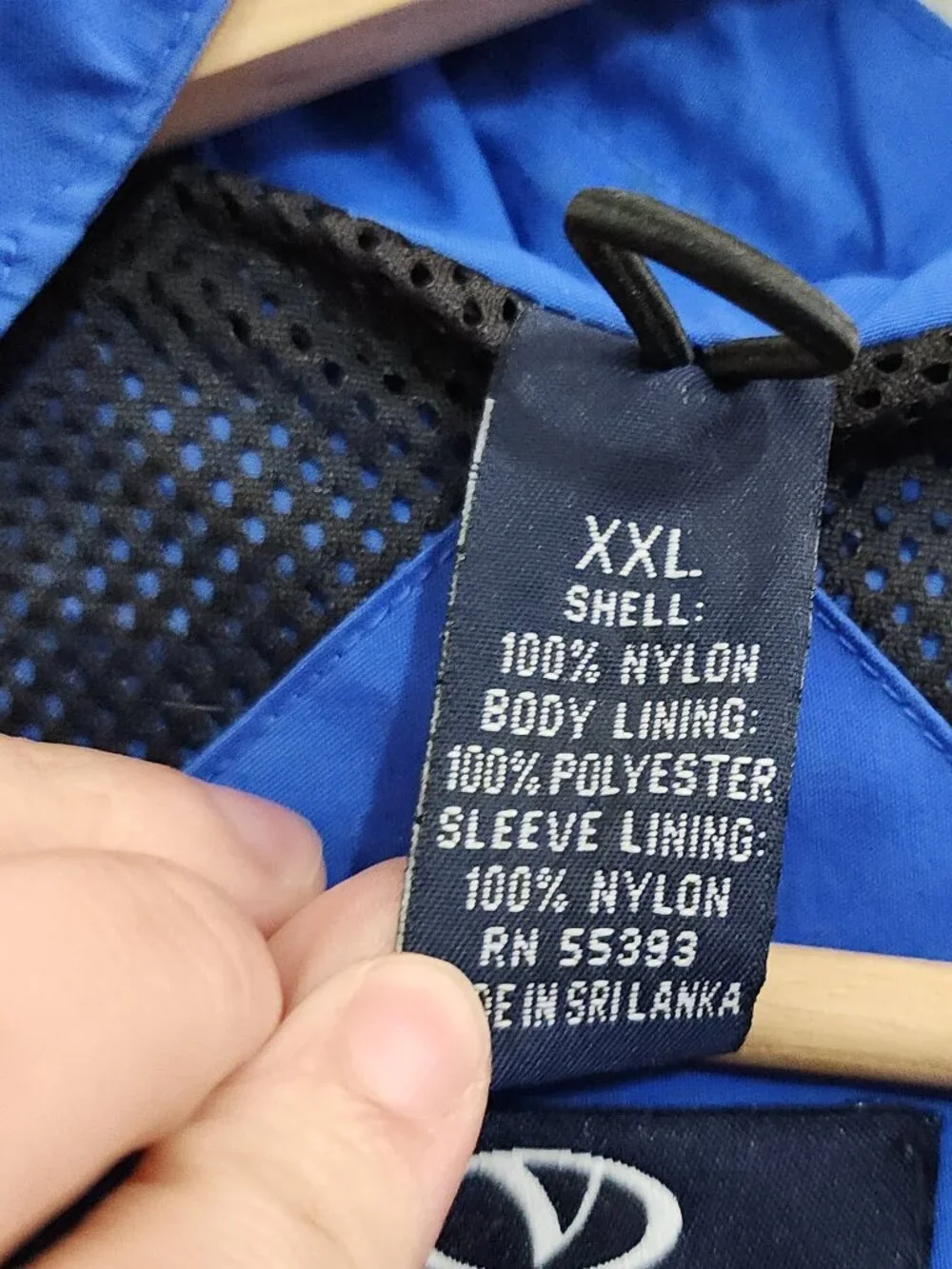 Vintage Vantage McKesson Sacramento Windbreaker Jacket XXL Blue Grunge